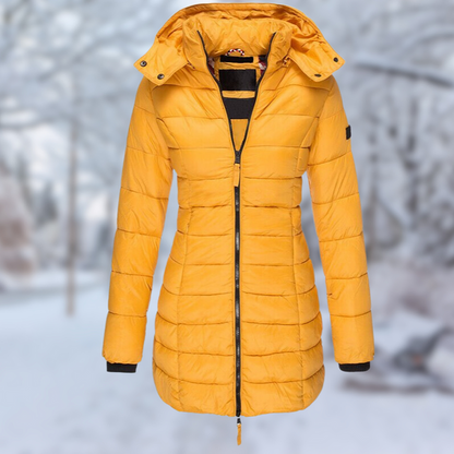 Elegant Wintermantel Mittellang Damen