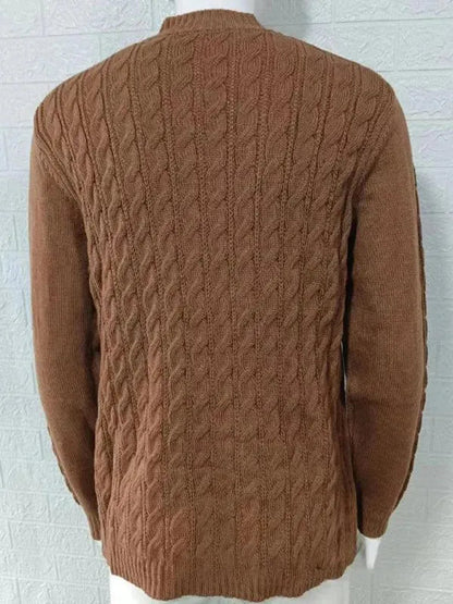 Herren Pullover Halbturtleneck Modern - IdealeKleiden