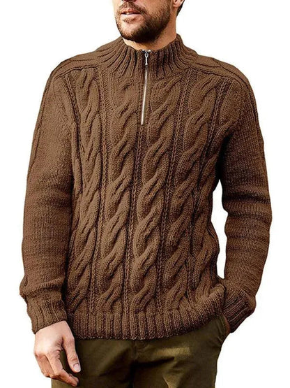 Herren Pullover Halbturtleneck Modern