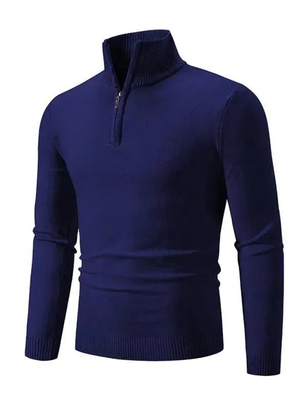 Bequeme Rollkragen Pullover Herren Sweatshirt