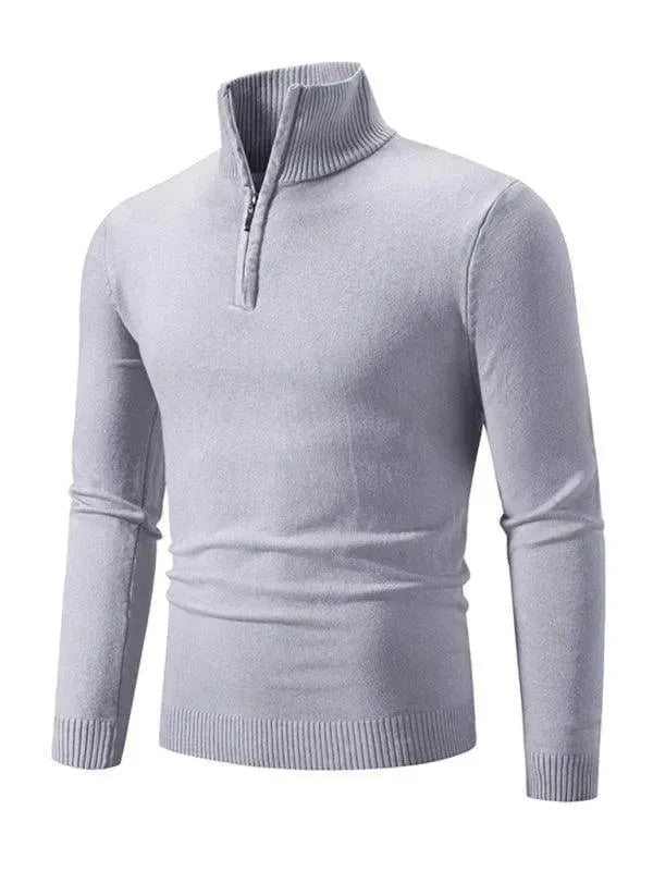 Bequeme Rollkragen Pullover Herren Sweatshirt