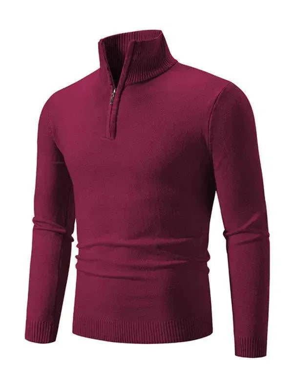 Bequeme Rollkragen Pullover Herren Sweatshirt