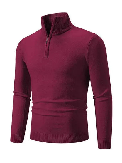 Bequeme Rollkragen Pullover Herren Sweatshirt
