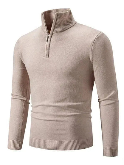 Bequeme Rollkragen Pullover Herren Sweatshirt