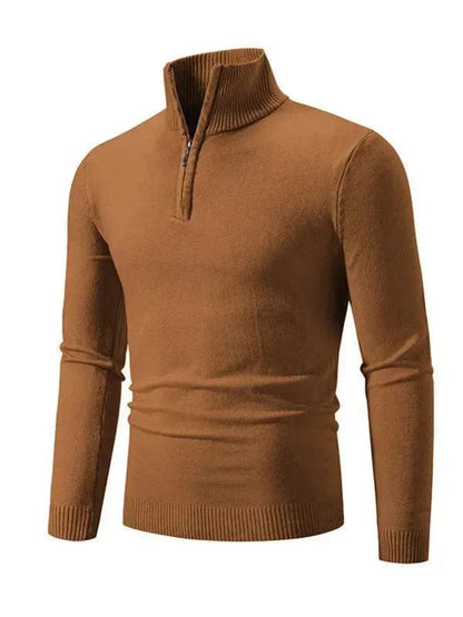 Bequeme Rollkragen Pullover Herren Sweatshirt