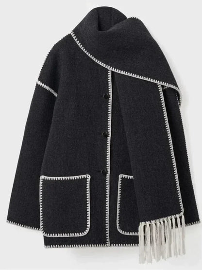 Stylische Frauen Winterjacke Modern