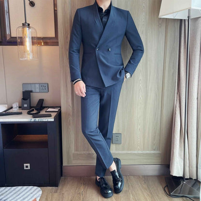 Herren Zwei-Reiher Anzug Slim Fit