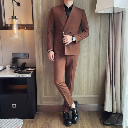 Herren Zwei-Reiher Anzug Slim Fit