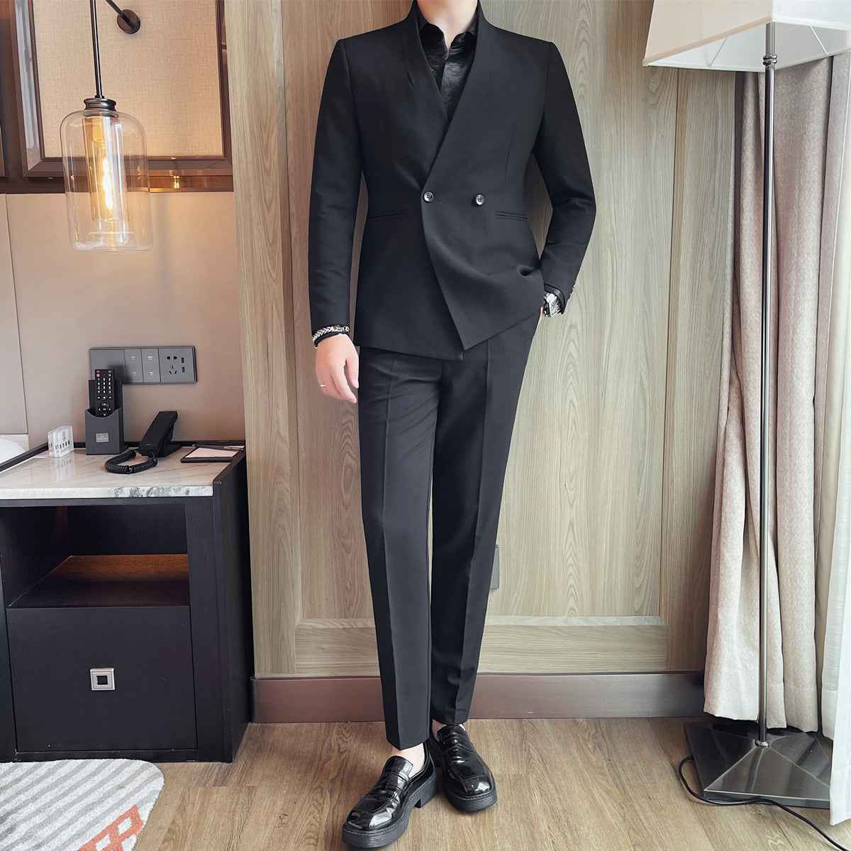 Herren Zwei-Reiher Anzug Slim Fit