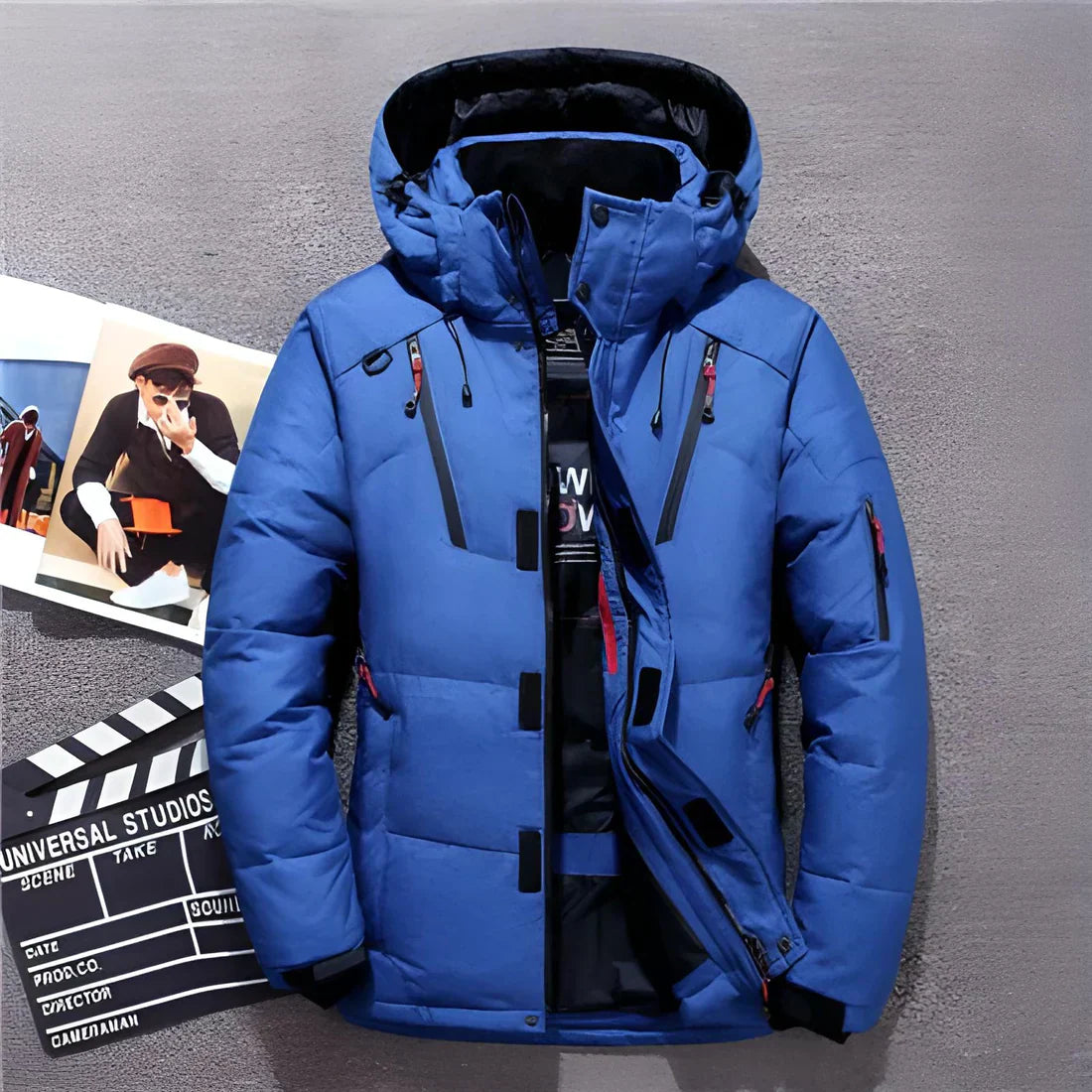 Elegante Daunenjacke Premium Qualität